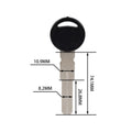 Uncut Blank Key for Ducati Monster 1100, Scrambler 1100, Multistrada 950