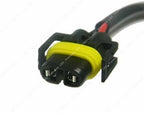 2x 5202 H16 to H11 H8 Conversion Extend Pigtail Harness for Plug & Play (2010-2025)