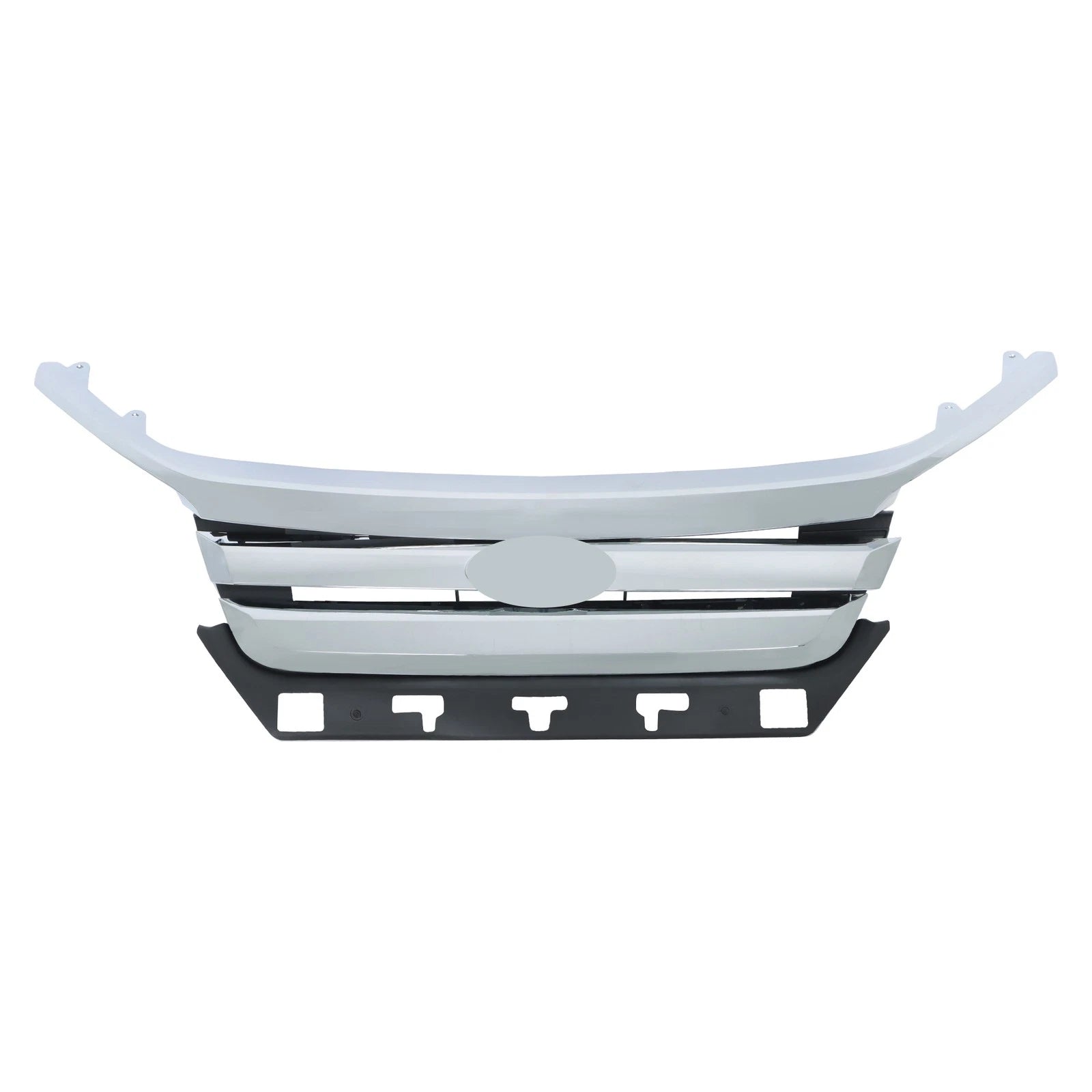 Set of 4 Front Grille with Chrome Trim for Ford Fusion (2010–2012)