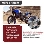 7/8'' Handlebar Risers Bar Kit Clamp 30MM Height for Yamaha ATV Dirt Bike