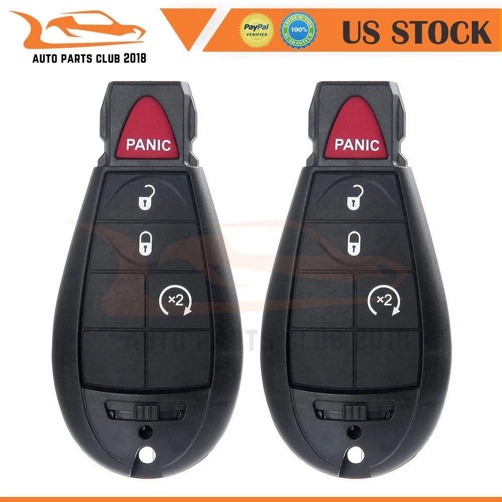 2X Key Entry Remote Fob for RAM 1500 2500 3500 Dodge Journey (2010–2012)