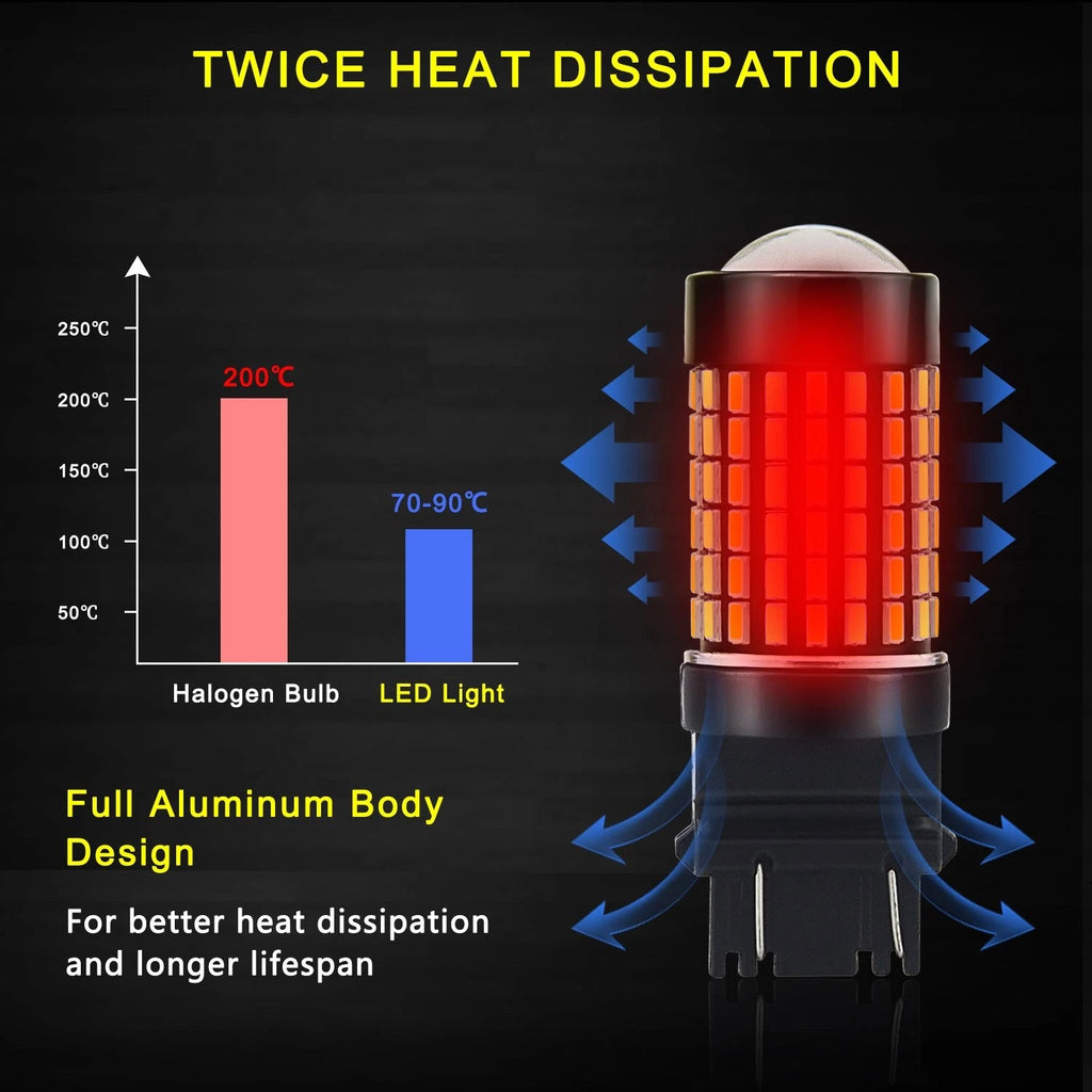 3157 LED Switchback Turn Signal Light for Various Vehicles (2010–2023)