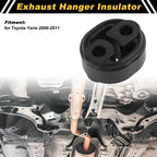 Muffler Exhaust Hanger for Toyota Yaris (2006–2011) No. 1756540010 Black 1 Pc