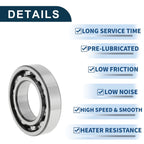 Deep Groove Ball Bearing 6210 for Scooter Skateboard Wheel (50x90x20mm)