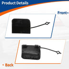 Rear Tow Hook Cover for Mercedes-Benz A W177 (2019-2023) Black