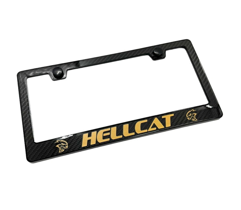 ABS License Plate Frame Replacement for Dodge Challenger SRT Hellcat (2015–2023)