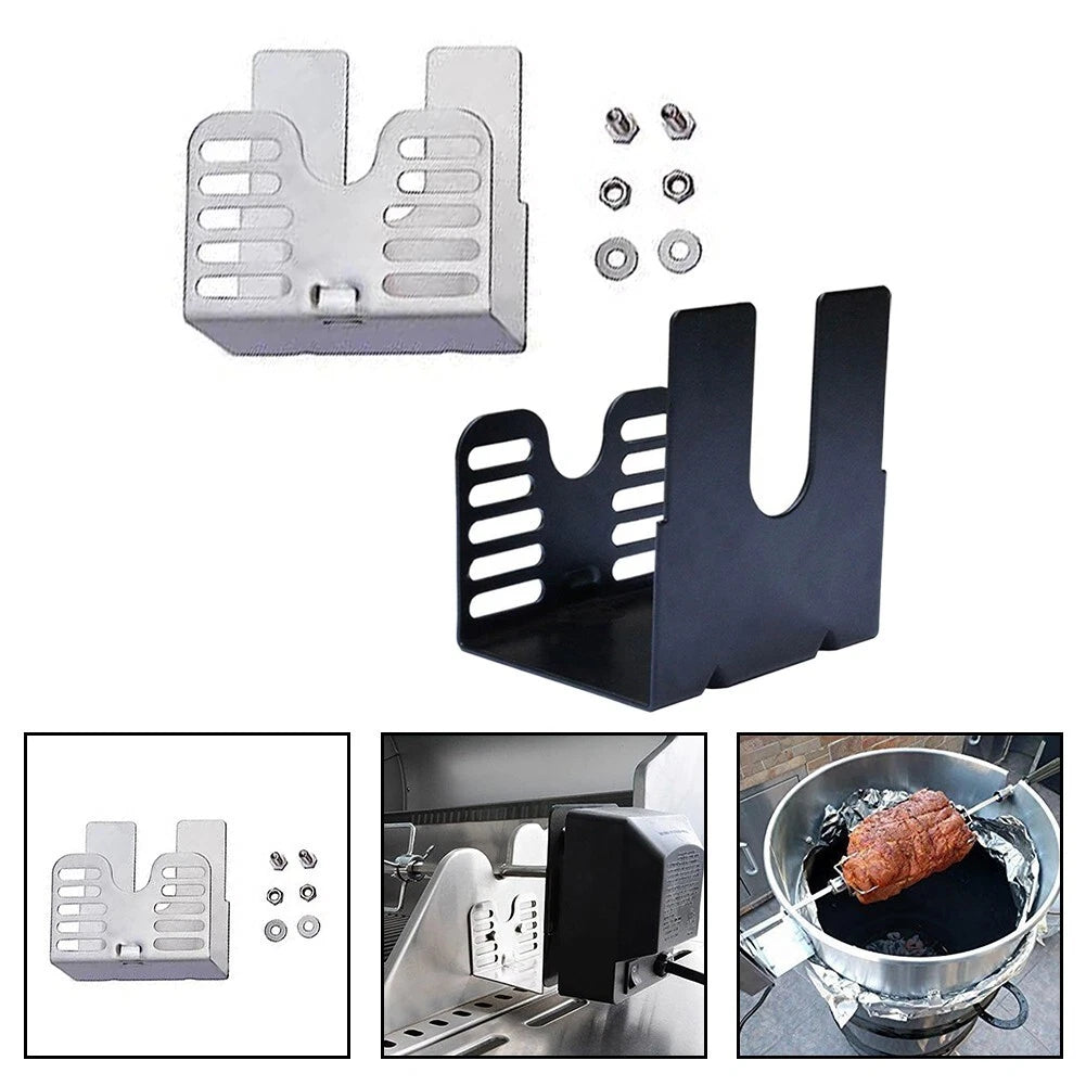 Sliding Rotisserie Motor Bracket Kit for Grill Motor (7 cm)