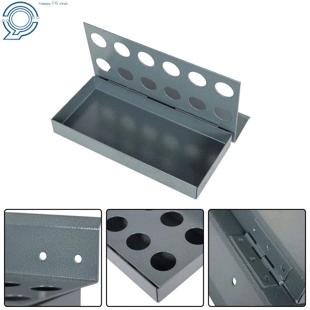 12-Hole Collets Rack for R8