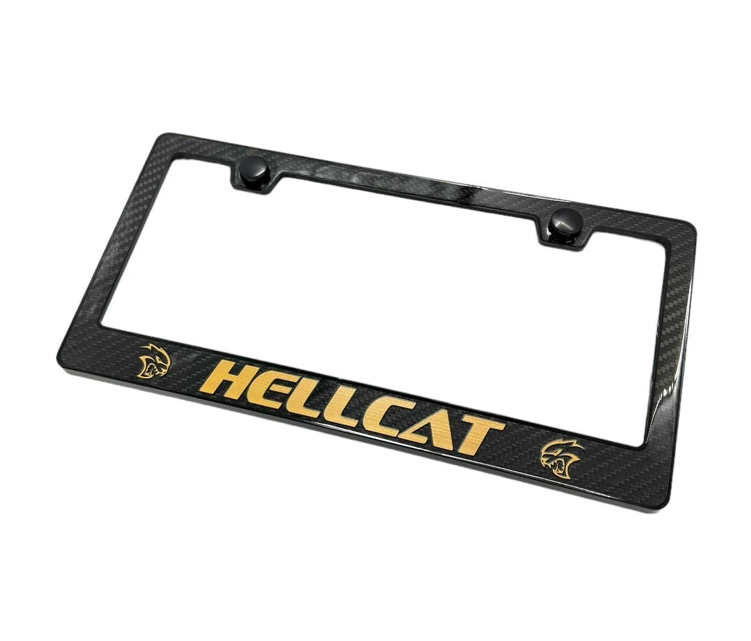 ABS License Plate Frame Replacement for Dodge Challenger SRT Hellcat (2015–2023)