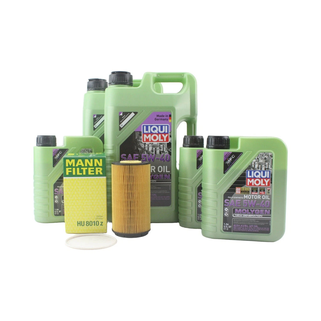 Oil Change Kit for Audi A8 Quattro (1994–2020) - 8L Liqui Moly Molygen 5W-40