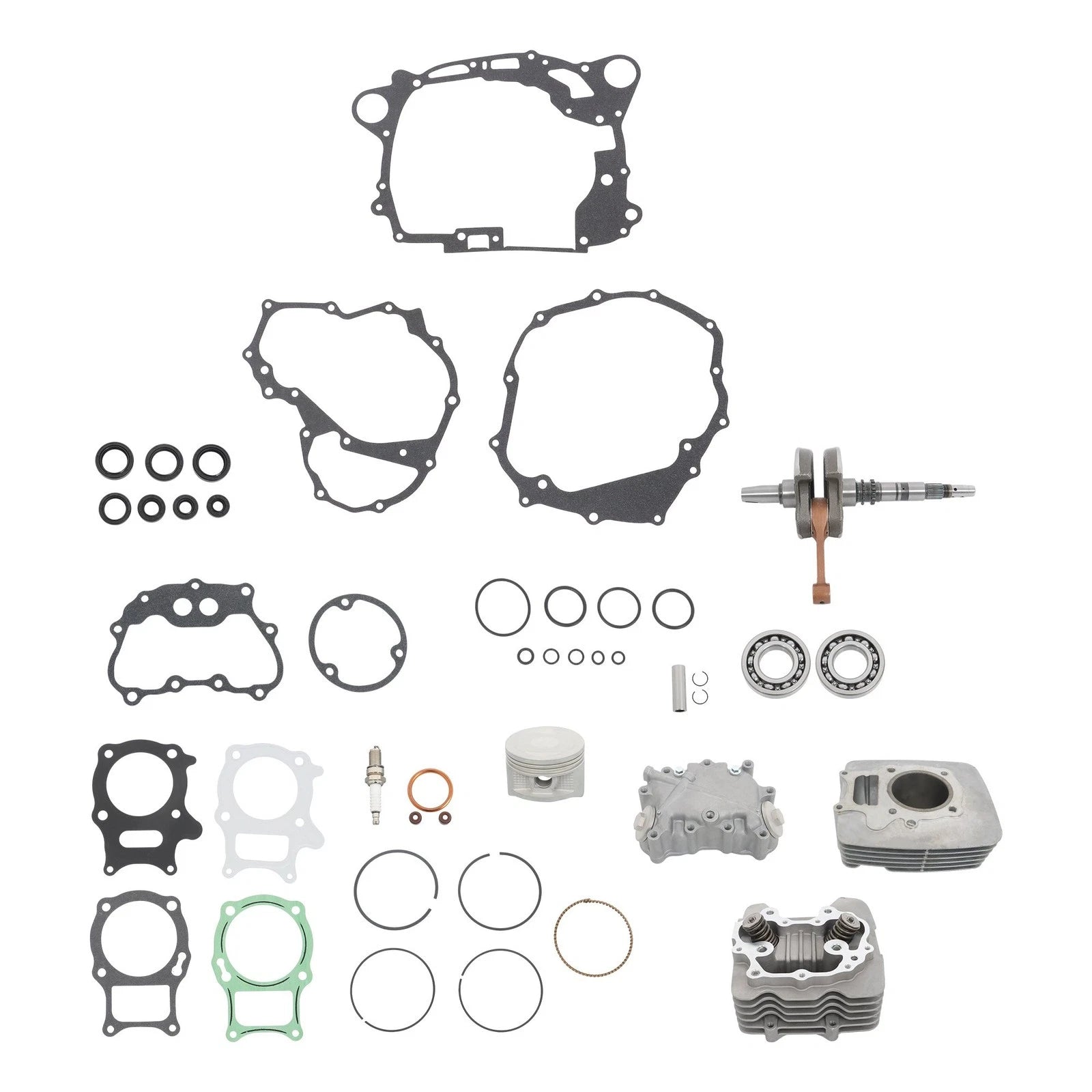 Complete Cylinder Crankshaft Bearings Gasket Kit for Honda TRX250 (2001–2008)