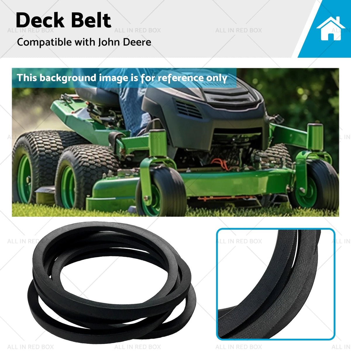 72" Deck Belt for John Deere Z930M Z950M Z960M Z950R Z955M (2017–2023) TCU31194