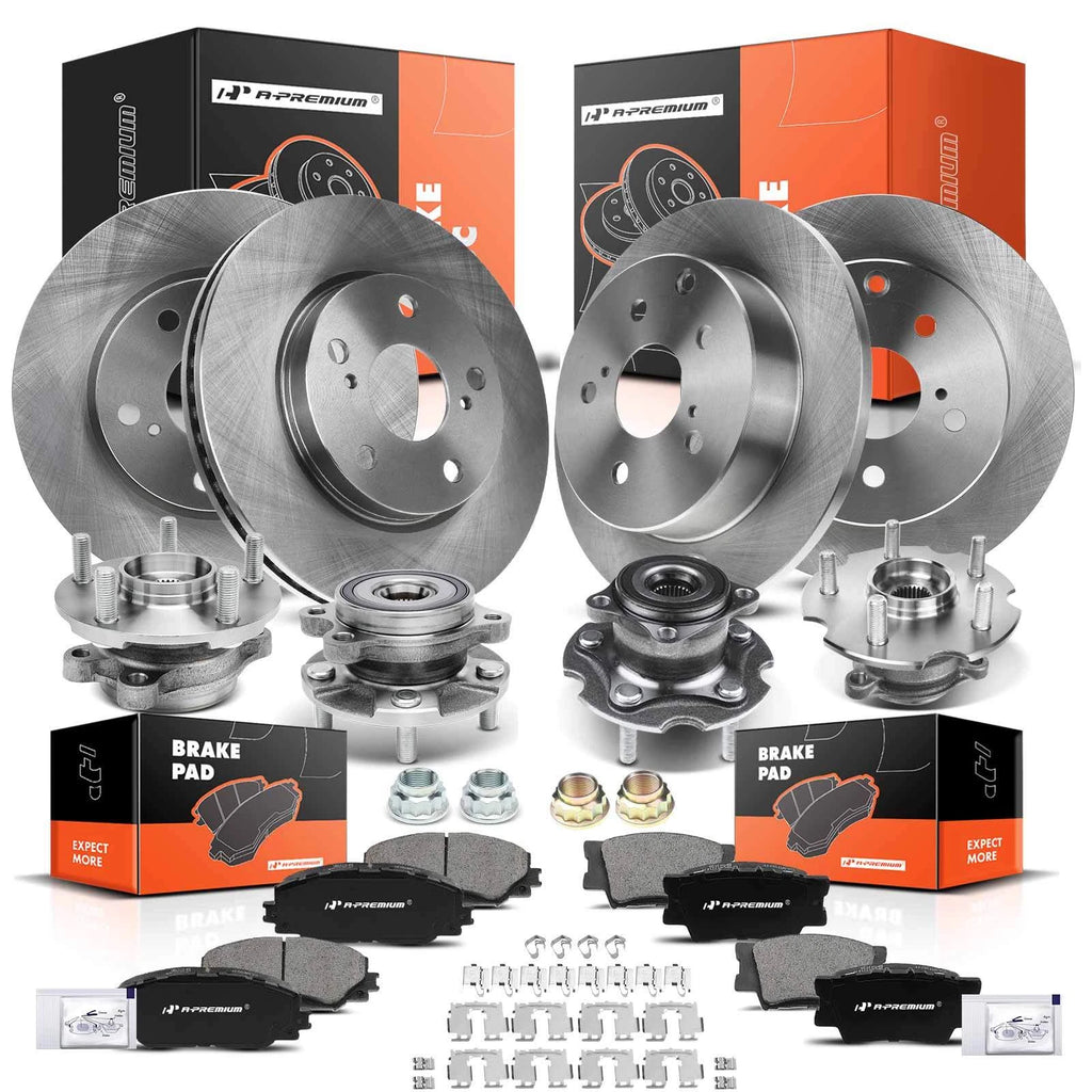 Front & Rear Disc Rotors for Toyota RAV4 (2006-2012)