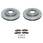 DuraGo Front Rotor & Akebono ProACT Ceramic Brake Pad Kit for Explorer Mountaineer (1991–2010)
