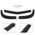 Front Bumper Lip for Mercedes-Benz W204 C-Class (2012–2014) Matt Black