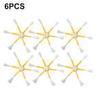 6-Arm Side Brush Accessories for Vacuum Cleaner (3/6 Pcs)
