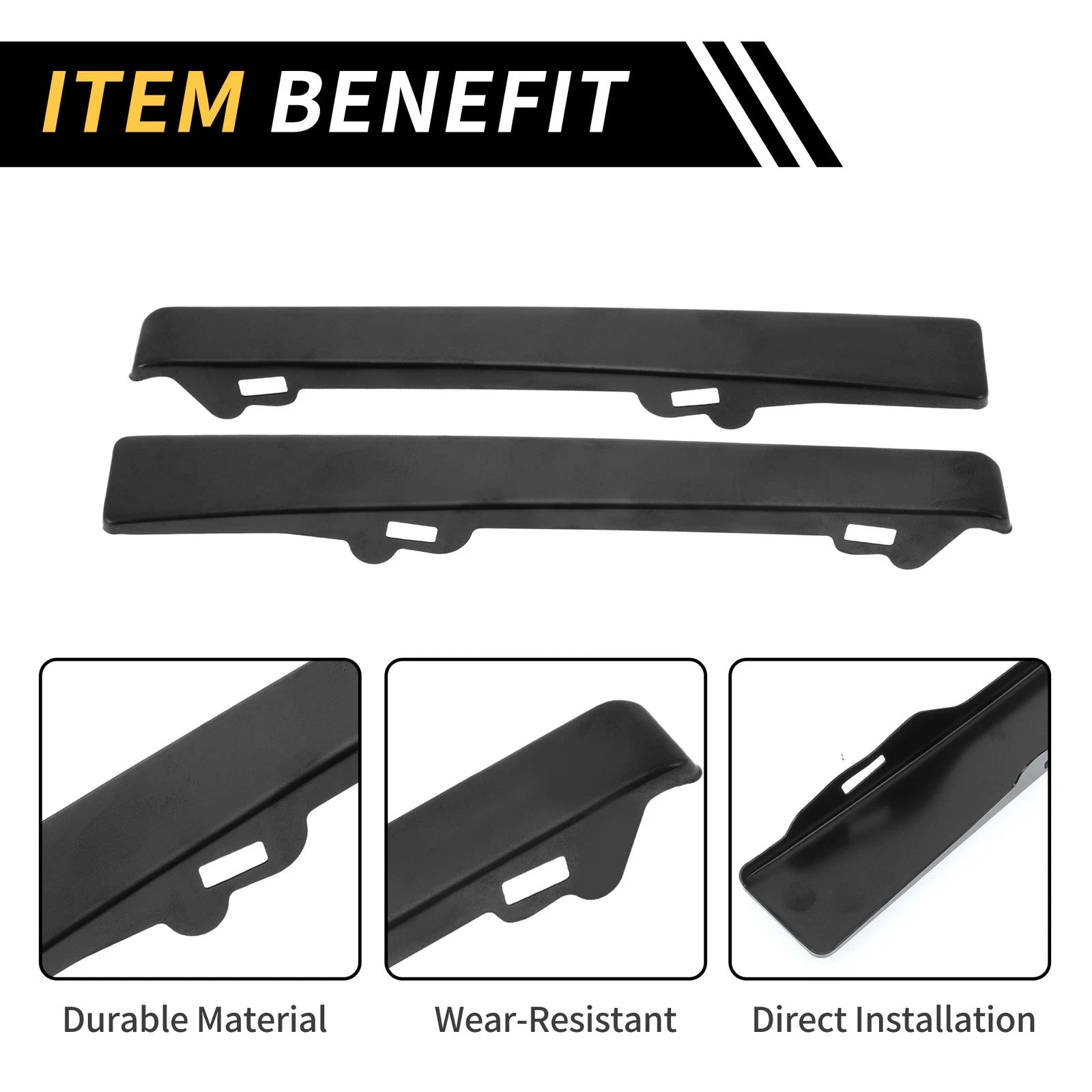 Pair Front Bumper Grille Headlight Filler for Toyota Tacoma (2005–2015) No. 5251335010