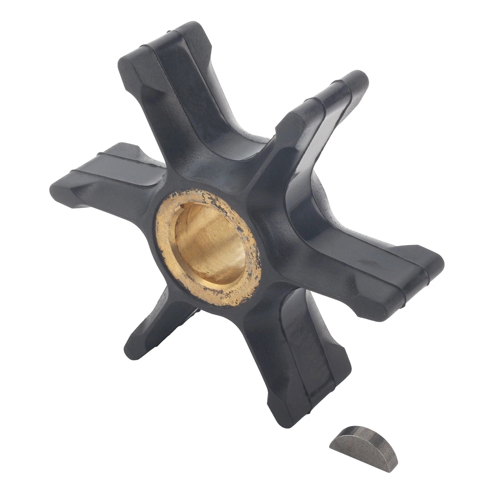 Outboard Water Pump Impeller & Key for Evinrude Johnson 50-75 HP (1970-2023)