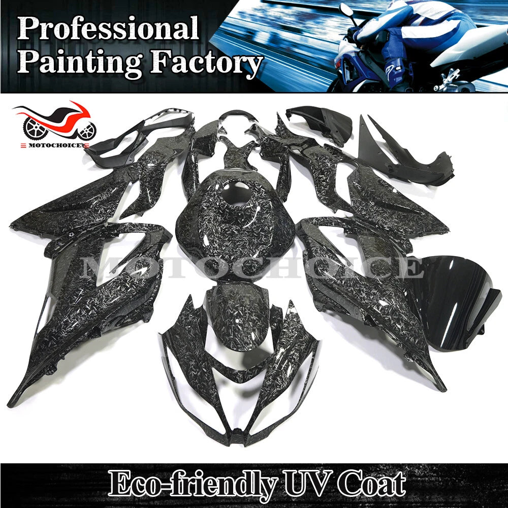 Forged Carbon Fiber Fairing Kit for Kawasaki Ninja ZX-6R (2013–2018)