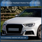 Front Left Washer Nozzle Cover Cap for Audi A3 8V (2016–2020) White