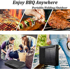 Foldable Compact Charcoal BBQ Grill for Camping (US)