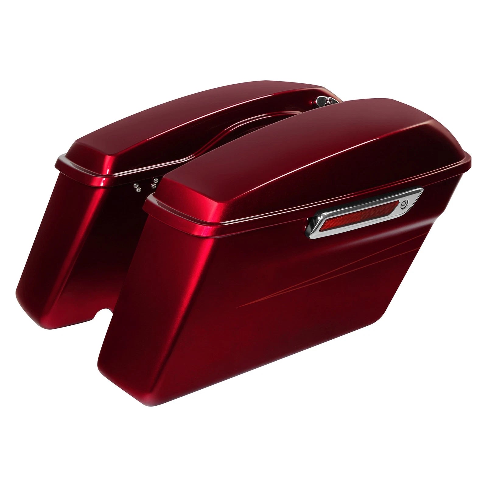 Hard Saddlebags for Harley Touring Road Glide (2014–2024) Velocity Red Sunglo
