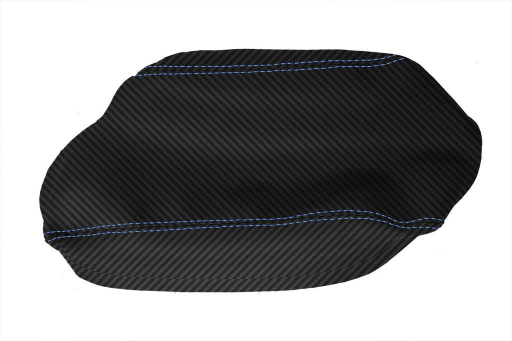 Carbon Fiber Console Armrest Cover for Subaru Crosstrek (2018–2020)