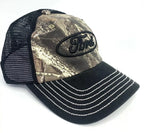 Trucker Hat Mesh with Black Ford Oval Emblem for Ford F150 (2009–2020)