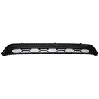 Replacement Black Textured Poly Front Bumper Cover Grille w/o Park Assist Holes