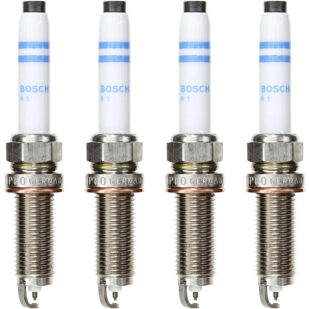 Set of 4 Bosch EVO Double Iridium Spark Plugs for MB W205 C117 X156 (2015–2020)