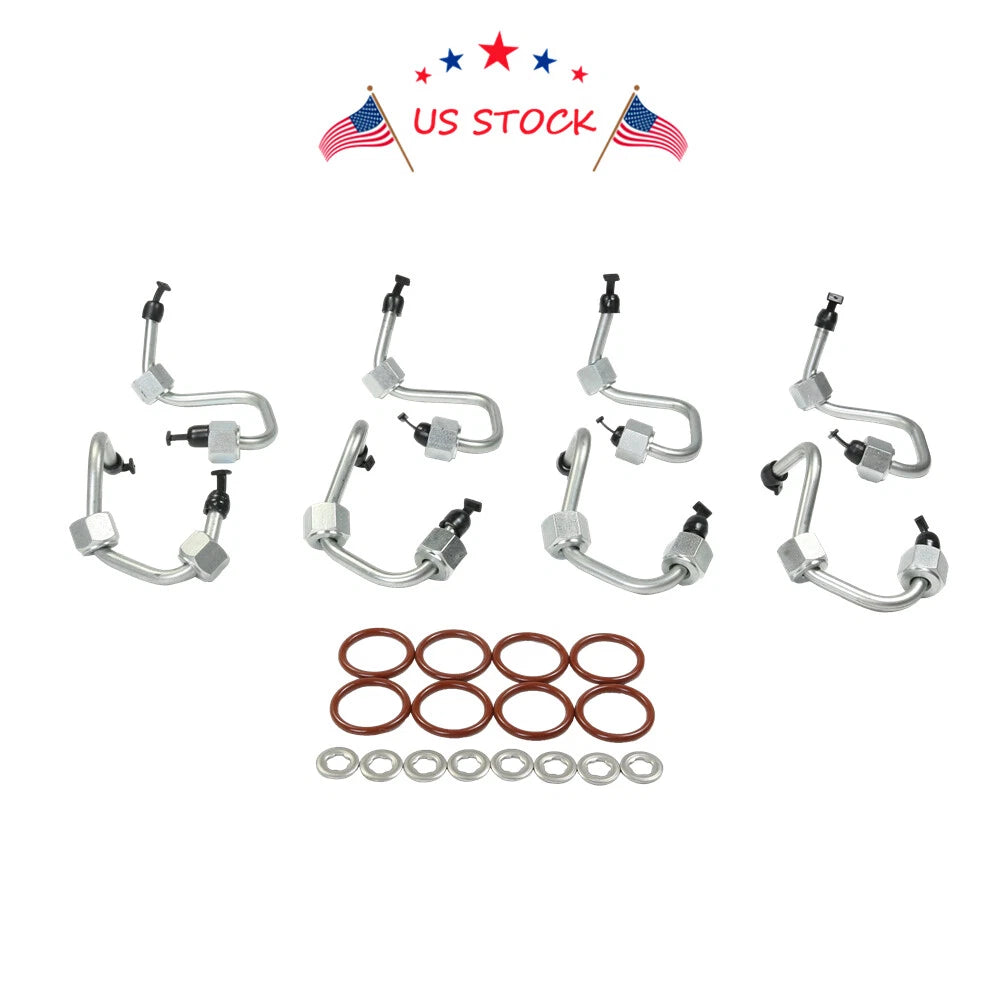 Set of 8 Fuel Injector O-Ring Seals for Ford 6.4L Diesel (2008–2010)