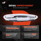 Rear Right Exterior Door Handle for Hyundai Sonata (2002–2005) Kia Optima