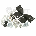 Chrome Mount Rack Docking Hardware Kit for Harley Touring (1997 - 2008)