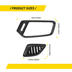 Set of 4 Carbon Fiber Dashboard Air Vent Outlet Cover Trim for Honda Accord (2018–2022)