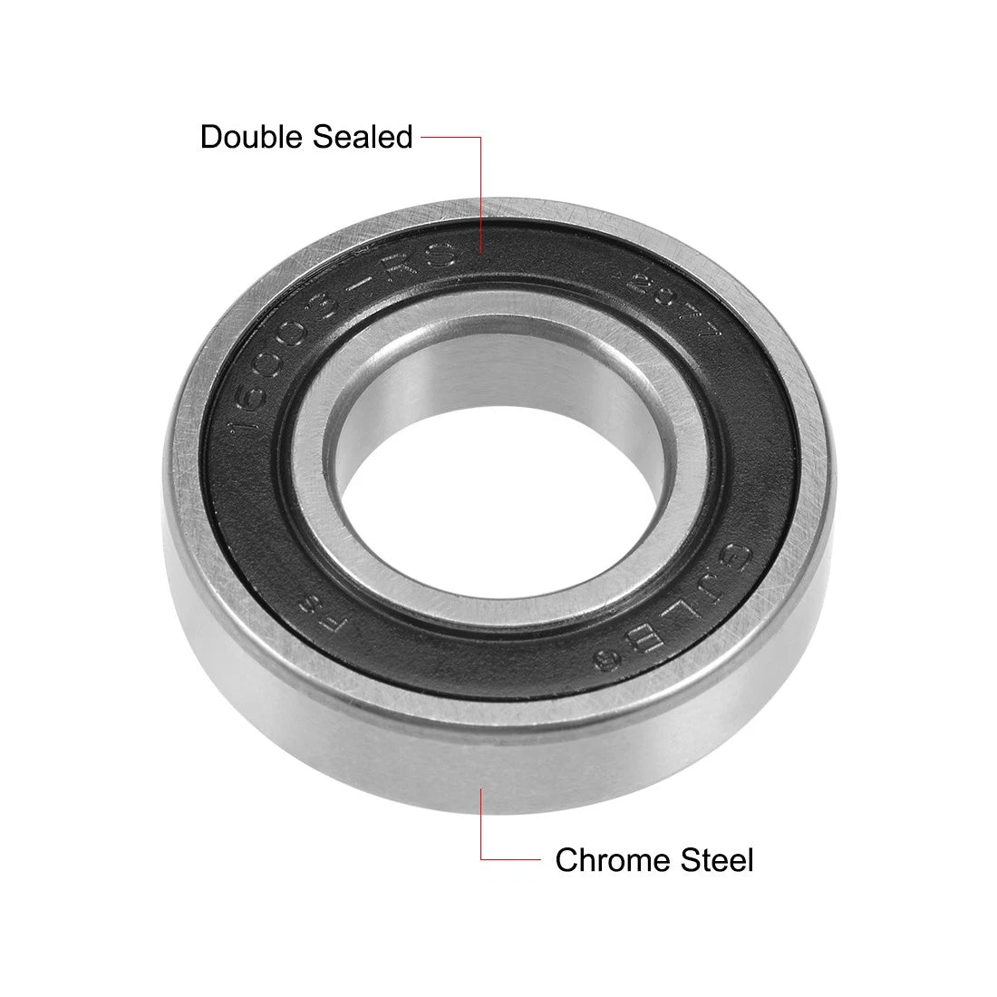 Deep Groove Ball Bearing 17x35x8mm for Various Models (16003-2RS)