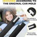 2X Front Weatherstrip Door Window Moulding Trim Seal for Toyota Tacoma (1995–2004)