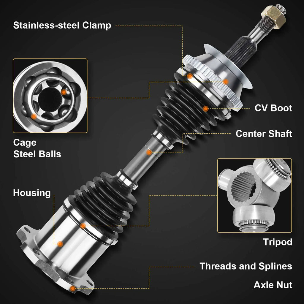 Rear Left CV Axle Assembly for BMW X1 (2010-2015)