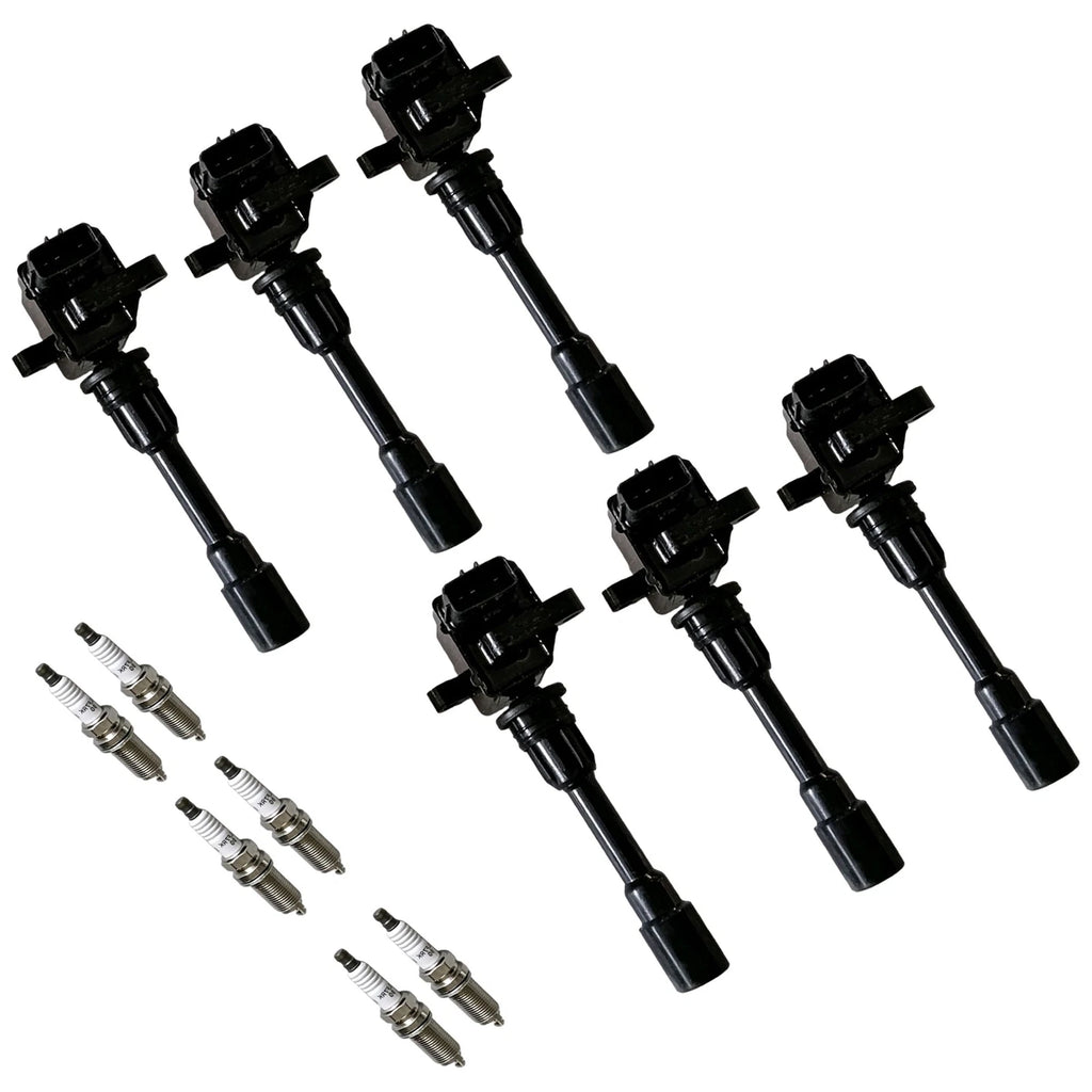 Set of 6 Ignition Coils & Iridium Spark Plugs for Mazda Millenia (1995–2002)