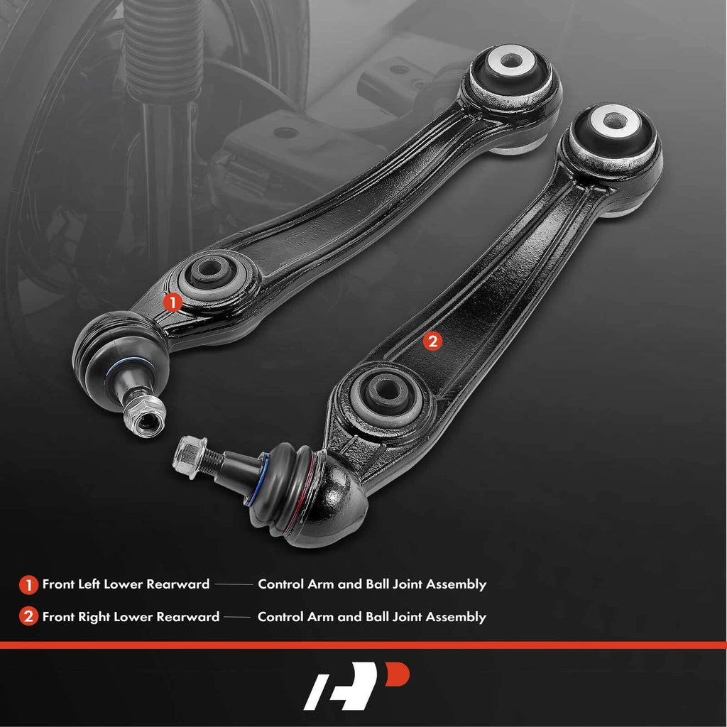 2X Front Lower Rearward Control Arm with Ball Joint for BMW X5 (2014–2018)