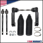 Front Inner & Outer Tie Rod Ends Boots for Lincoln Navigator, Ford Expedition, F-150 (2000–2023)