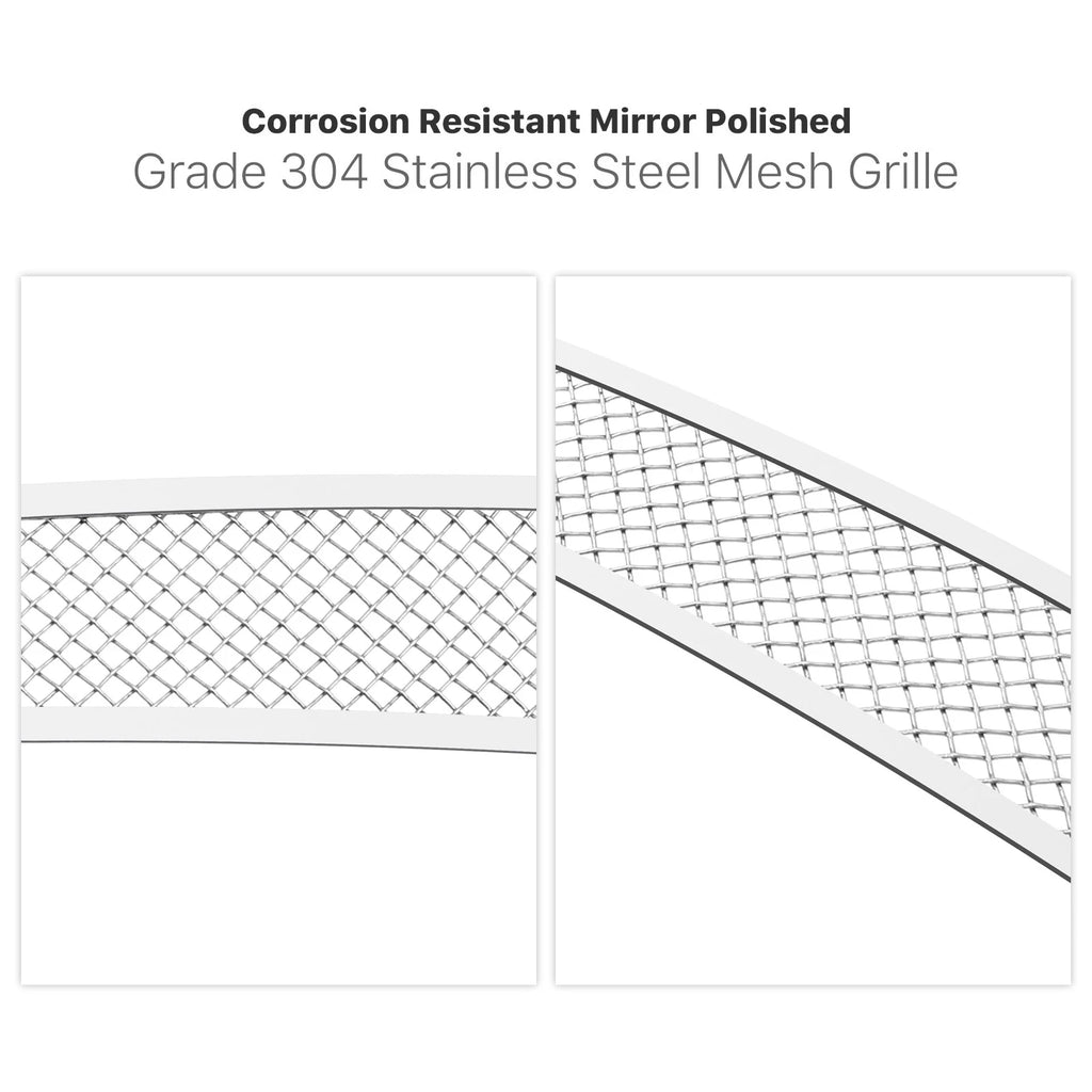 Stainless Steel Chrome Mesh Grille Insert for Infiniti G37 Coupe (2008-2010)