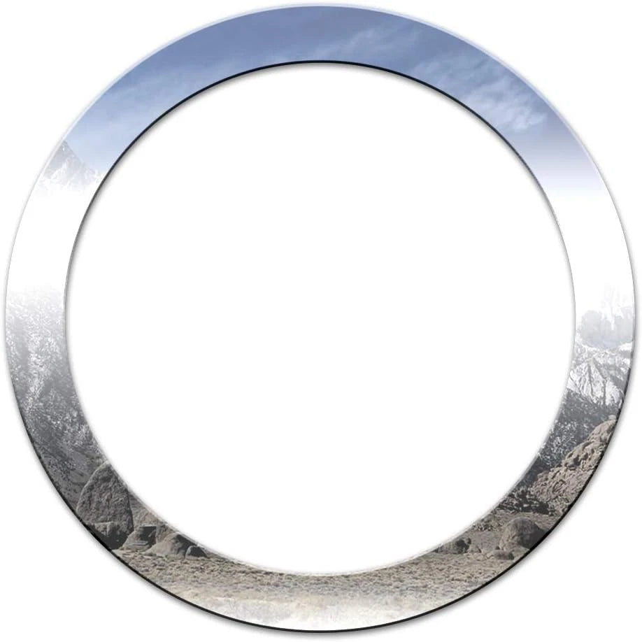 Chrome Fuel Gas Door Ring Replacement for 2007-2018 Jeep Wrangler