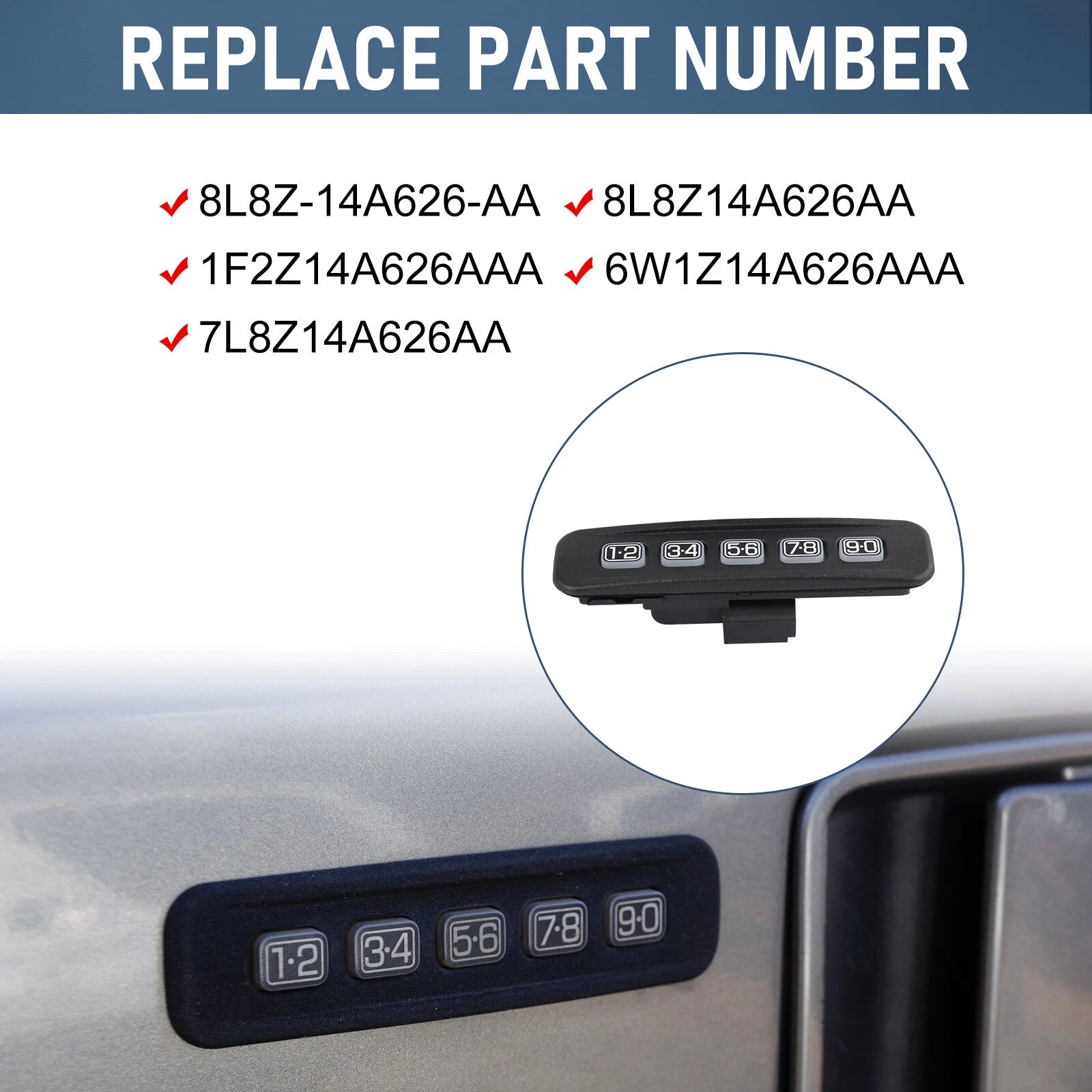 Keyless Entry Keypad for Ford Lincoln (2000-2010)