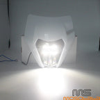 Dual Sport LED Headlight for Honda CR 125/250, CRF 250R/X, Yamaha YZ 450F, WR 250F