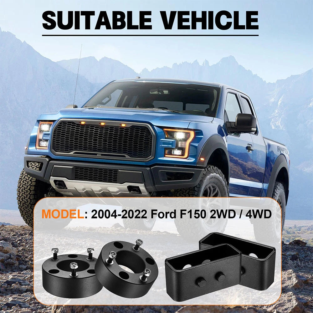 3" Front 2" Rear Leveling Lift Kit for Ford F-150 (2004–2022)
