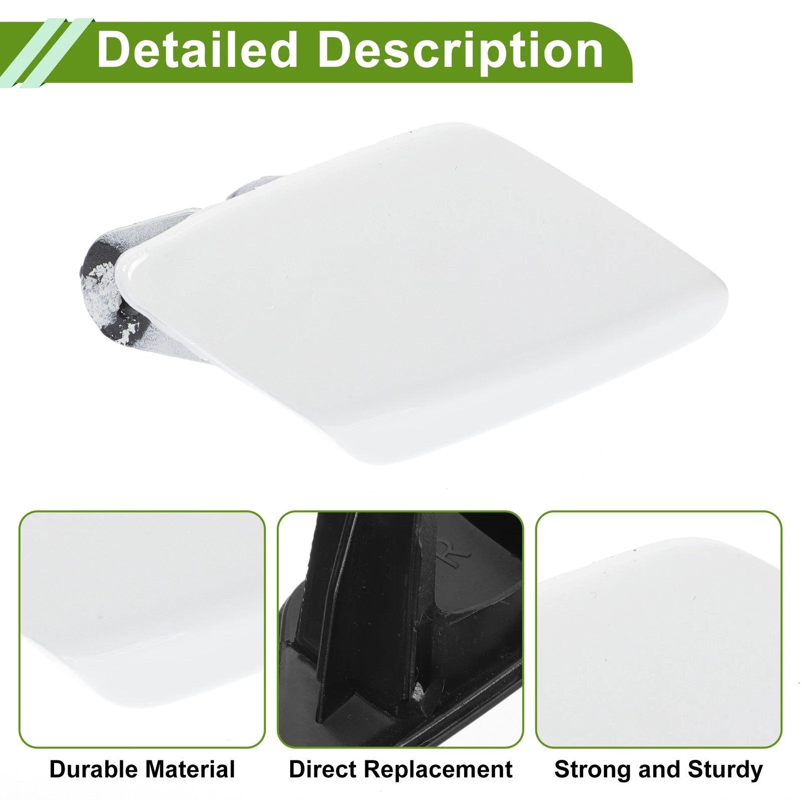 Washer Nozzle Cover Cap No. 51118060682 for BMW 428i (2014–2016) White