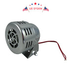 12V Electric Air Raid Horn for Car Truck Motorcycle (Chrome)