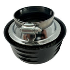 Air Cleaner Assembly Black Louvered for 1 or 2 Barrel Carb (2-5/8 in Neck)