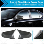 Carbon Fibre Side Mirror Cover Caps for BMW F20 F21 F22 F30 F31 F32 F34 F80 (2012–2020)