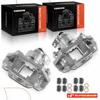 Pair Rear Brake Calipers with Brackets for Ford Flex, Lincoln MKS (2009)